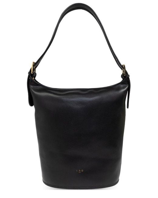 IRO Black Bag Zyke Zipped Bucket Bag