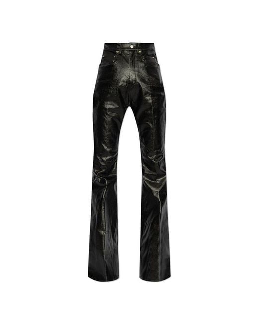 Rick Owens Black Hollywood Bolan Bootcut Jeans