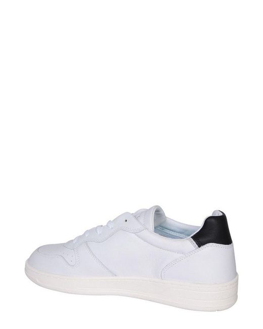 Date White Court Lace-up Sneakers for men