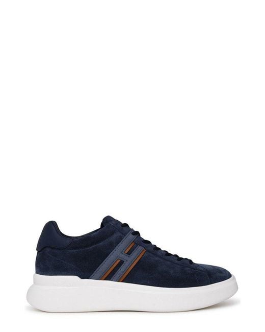 Hogan Blue Interactive Lace-up Sneakers for men