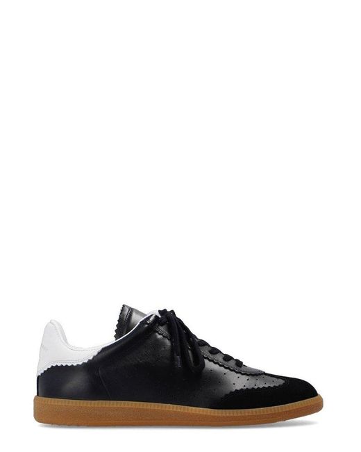 Isabel Marant Black Bryce Lace-up Sneakers for men