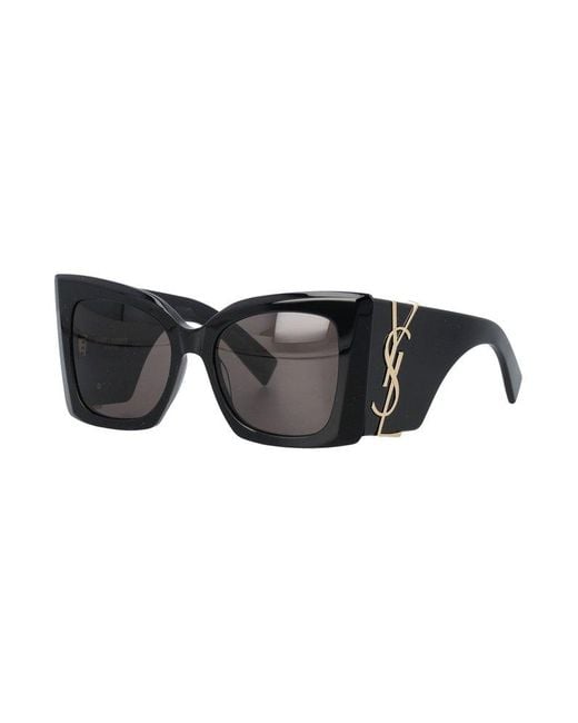 Saint Laurent Black Ysl Sl M119 Blaze Sunglasses