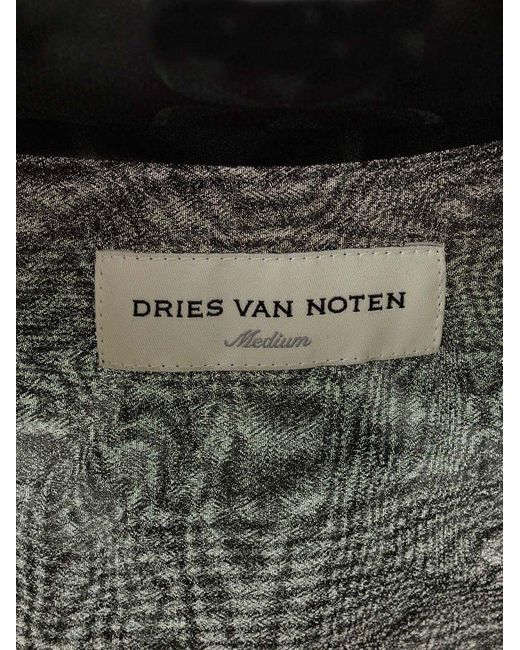 Dries Van Noten Black Causal Shirt for men