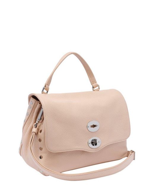 Zanellato Pink Postina Twist-Lock Small Top Handle Bag