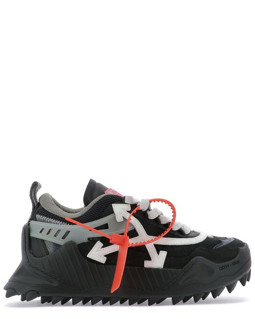 Off-White c/o Virgil Abloh Black Odsy 1000 Sneakers