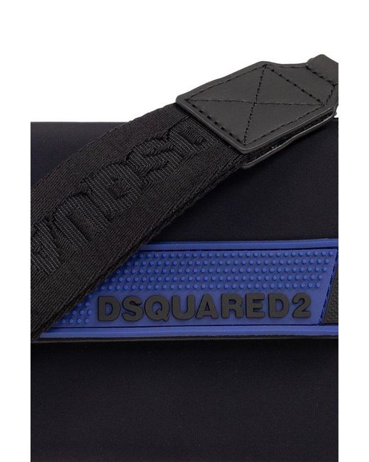 DSquared² Blue Strapped Wallet for men