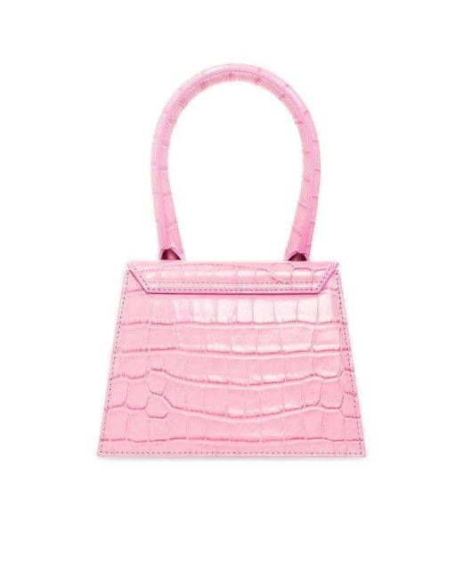 Jacquemus Pink 'le Chiquito Moyen' Shoulder Bag