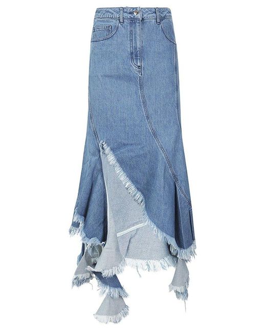 Marques'Almeida Blue Swirl Skirt