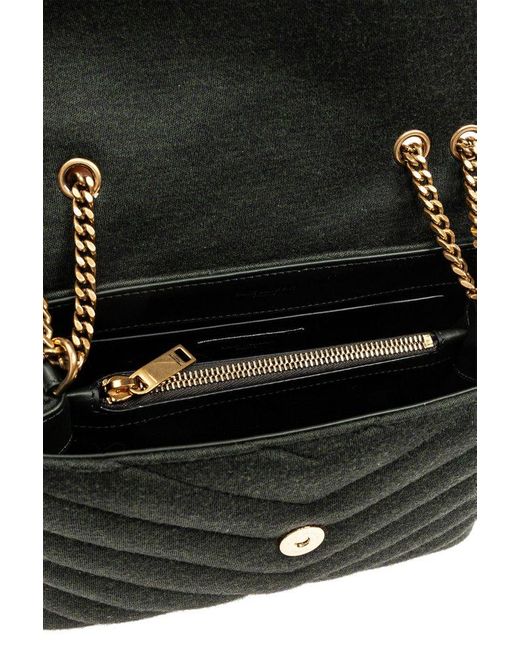 Saint Laurent Black 'small Loulou' Shoulder Bag,