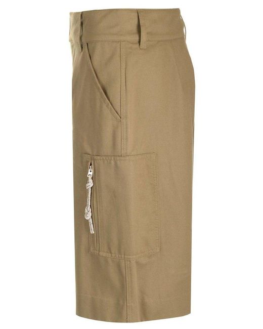 DARKPARK Natural Nina Puller Embellished Bermuda Shorts