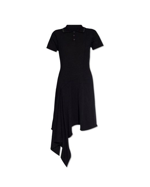 Yohji Yamamoto Black Asymmetrical Dress,