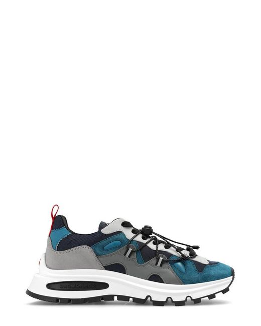DSquared² Blue Run Ds2 Lace-up Sneakers for men