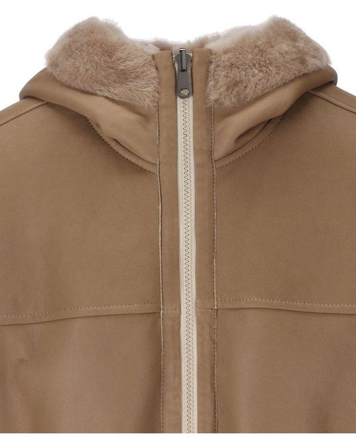 Brunello Cucinelli Brown Fur Jacket