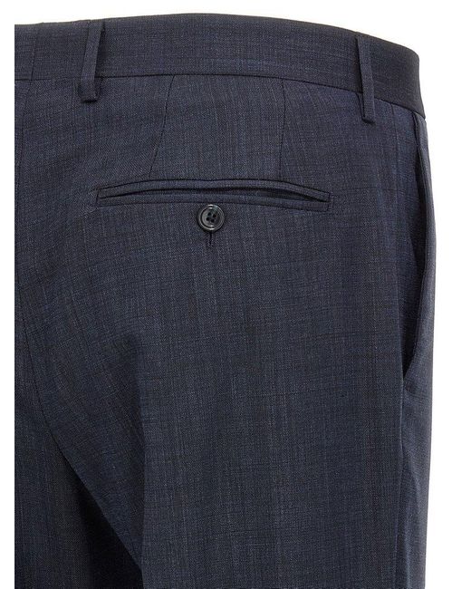 Tagliatore Blue Single-Breasted Tailored Suit for men