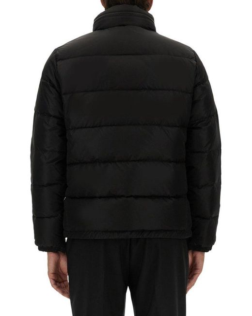Aspesi Black Slight Elasticity Puffer Jacket for men