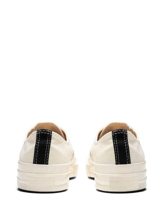 COMME DES GARÇONS PLAY White Comme Des Garcons Play X Converse Chuck 70 Lace-Up Sneakers