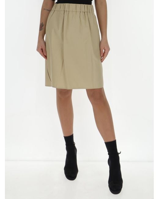 Elasticated mini skirt Clearance