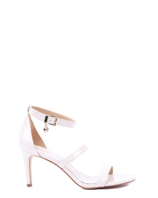 MICHAEL Michael Kors White Strappy Heeled Sandals