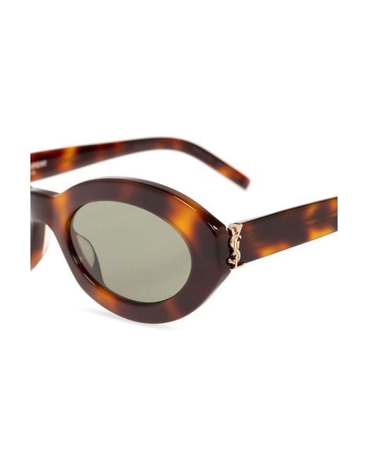 Saint Laurent Brown Sunglasses 'sl M136',