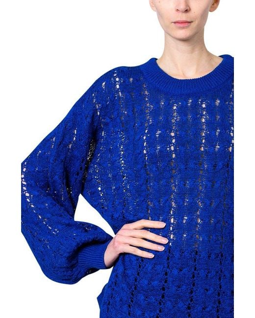 THE GARMENT Blue Donna Drop Shoulder Jumper
