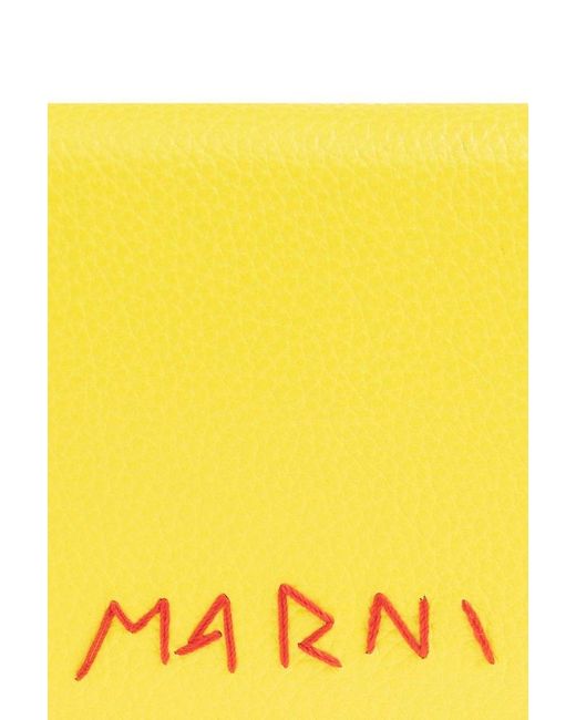 Marni Yellow Card Holder,