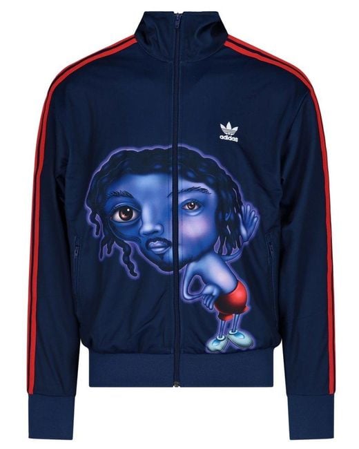 adidas printed track jacket