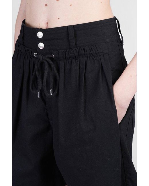 Isabel Marant Blue Ingrid Drawstring Shorts
