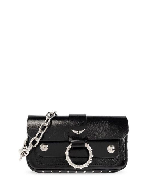 Zadig & Voltaire Black Kate Wallet Bag