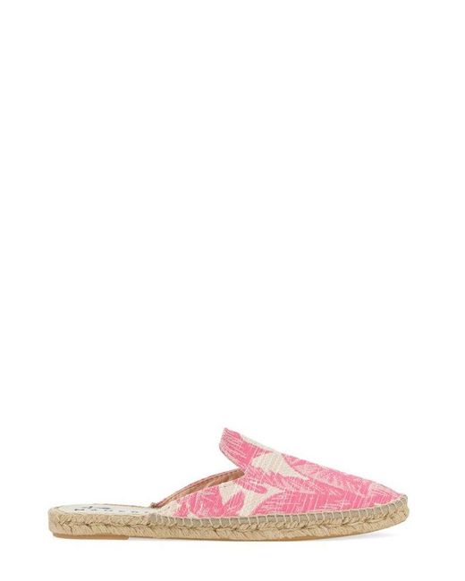 Manebí Pink Printed Casual Flat Shoes