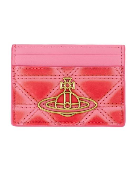 Vivienne Westwood Pink Flat Card Holder