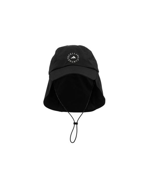 adidas by Stella McCartney Black Printed Bucket Hat adidas