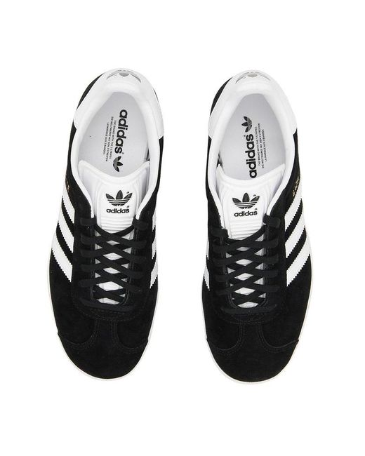 Adidas Originals Black Gazelle 85 Lace-up Sneakers