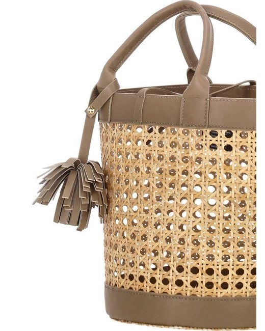 Catarzi Metallic Open Top Tote
