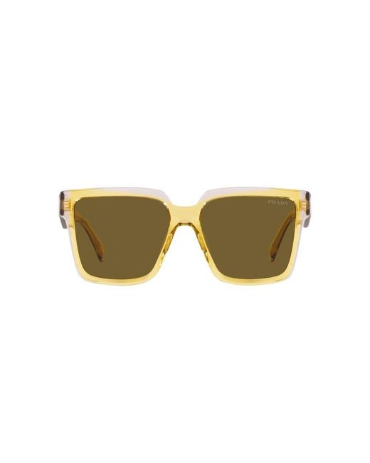 Prada Green Square Frame Sunglasses