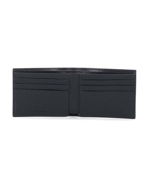Ferragamo Black Bi-fold Wallets for men
