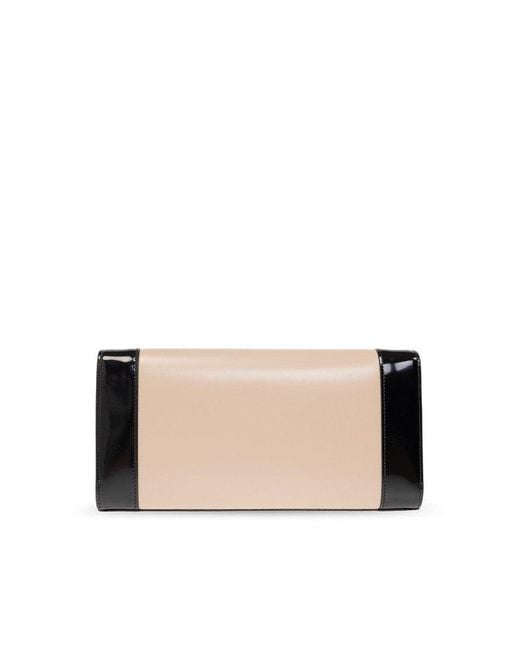 Kate monogram leather discount clutch