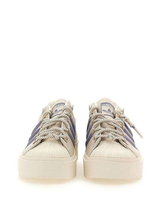 Adidas Originals Natural Superstar Bonega Lace-up Sneakers