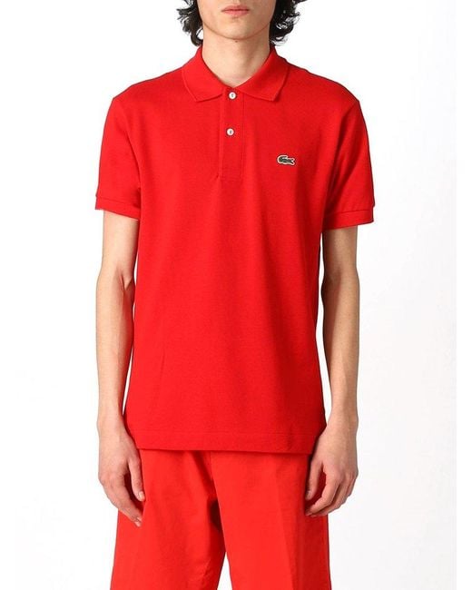 Lacoste Red Original L.12.12 Piqué Short-sleeved Polo Shirt for men