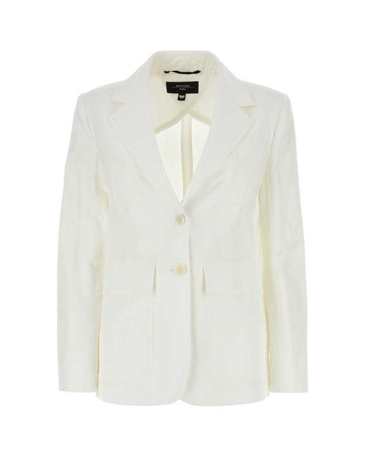 Weekend by Maxmara White Weekend Jackets And Vests