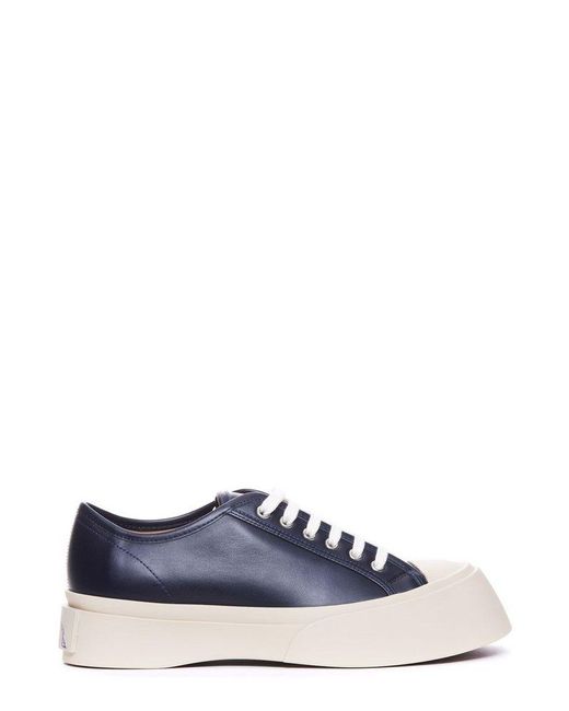 Marni White Pablo Lace-up Oversized Sneakers for men
