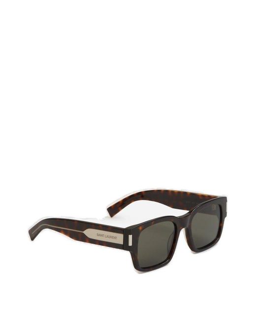Saint Laurent Gray 'sl 617' Sunglasses, for men