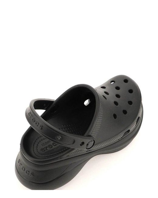 CROCSTM Black Bae Platform Clogs