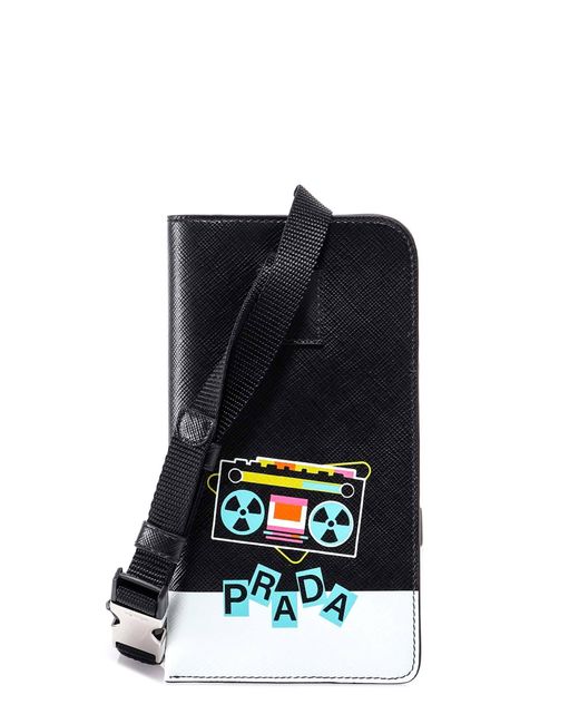 neck card holder prada