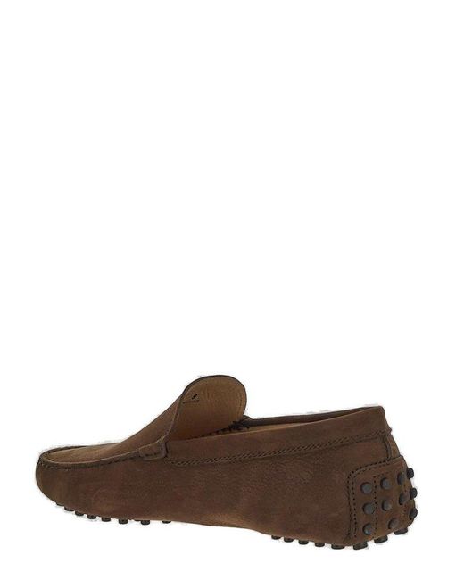Tod's Brown Gommino Driving Shoes for men