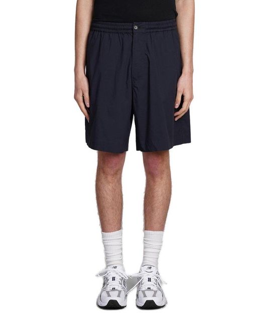 Aspesi Blue Knee-length Bermuda Shorts for men