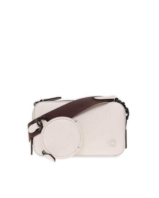 COACH White Charter Slim Crossbody Bag for men