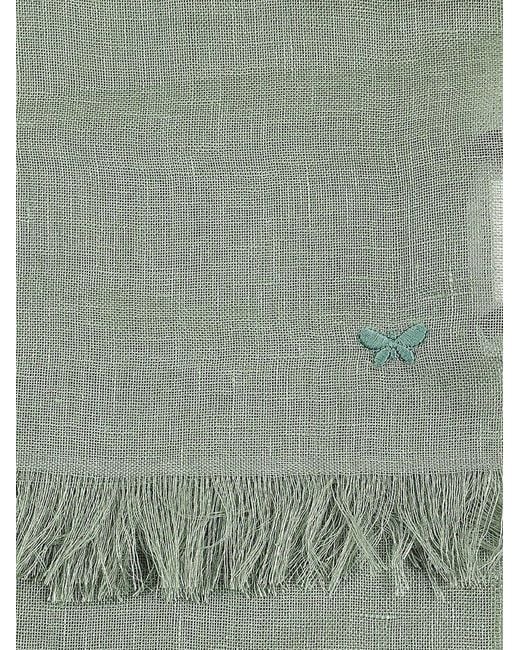 Weekend by Maxmara Green Butterfly Embroidered Stole