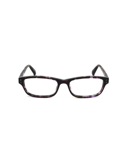 Linda Farrow Black X Matthew Williamson Rectangle Frame Glasses