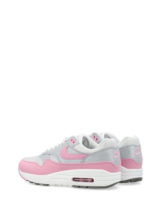Nike Pink Air Max Logo-patch Lace-up Sneakers