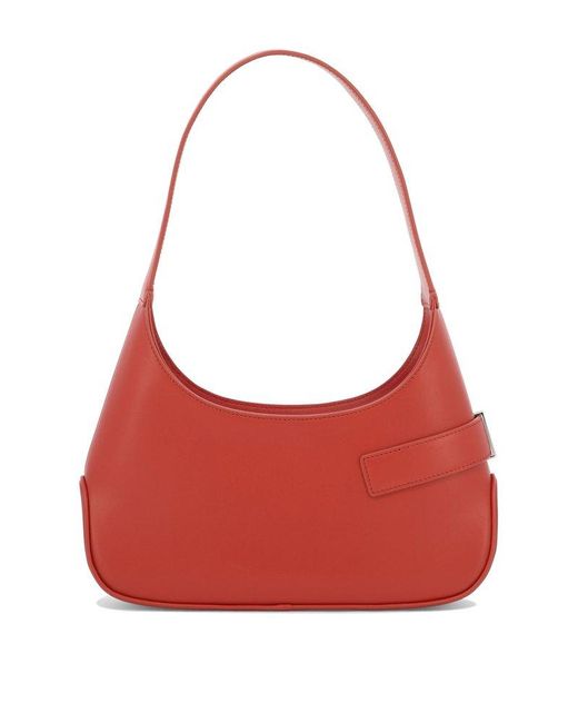 Ferragamo Red Medium Gancini Shoulder Bag